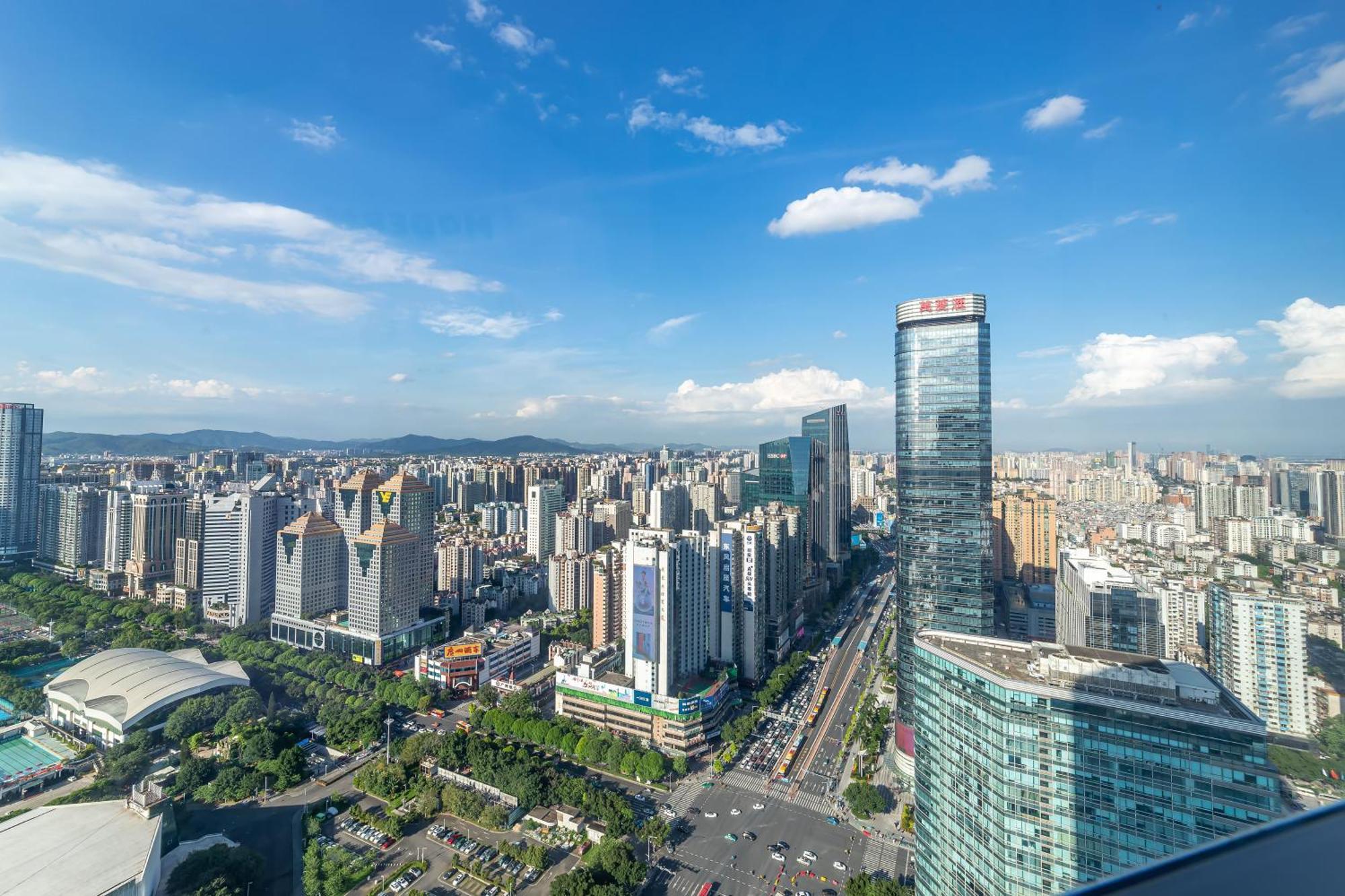 WAIFIDEN Guangzhou Grand View Golden Palace Apartment Exterior foto