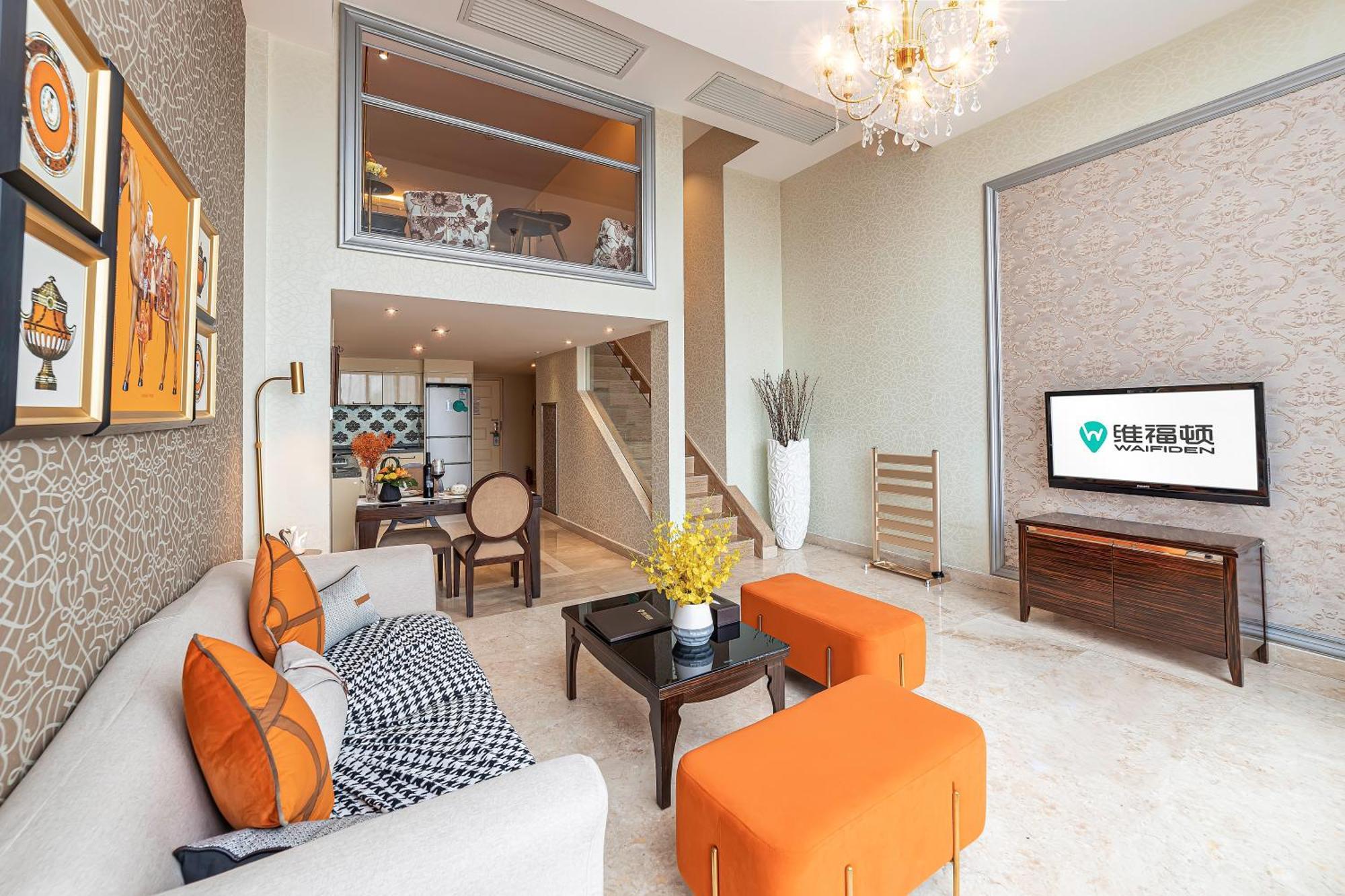 WAIFIDEN Guangzhou Grand View Golden Palace Apartment Exterior foto