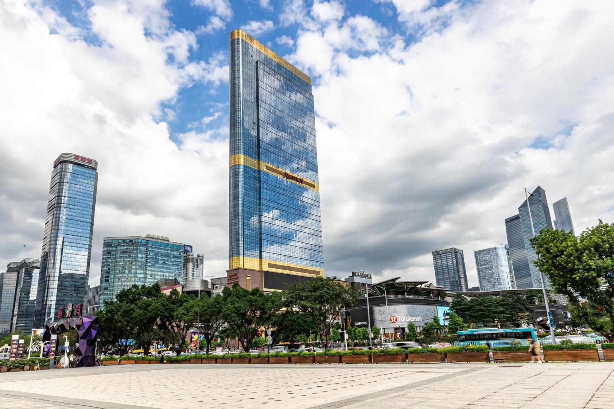WAIFIDEN Guangzhou Grand View Golden Palace Apartment Exterior foto