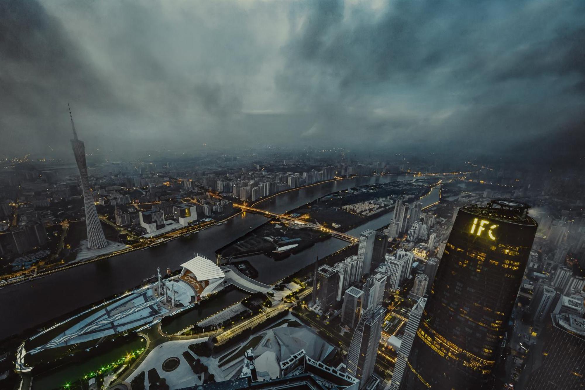 WAIFIDEN Guangzhou Grand View Golden Palace Apartment Exterior foto
