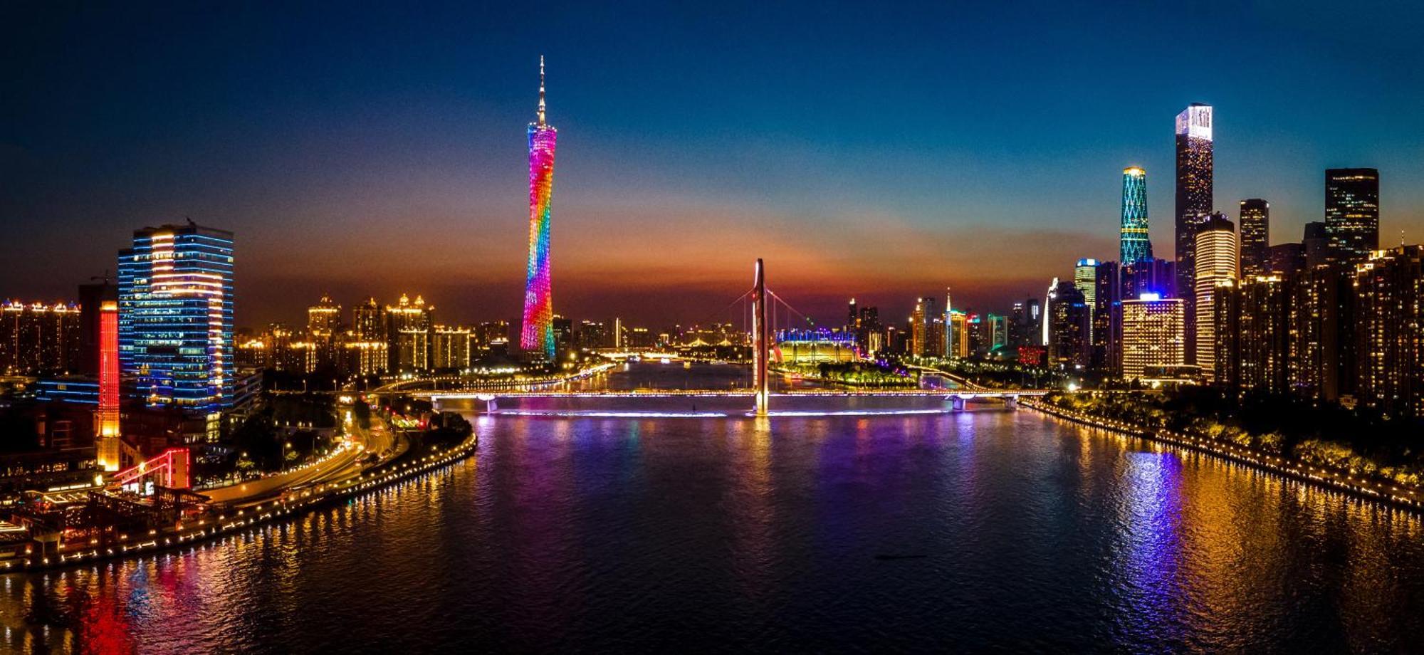 WAIFIDEN Guangzhou Grand View Golden Palace Apartment Exterior foto