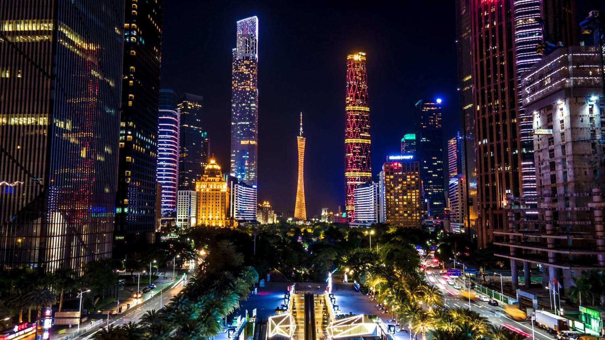 WAIFIDEN Guangzhou Grand View Golden Palace Apartment Exterior foto