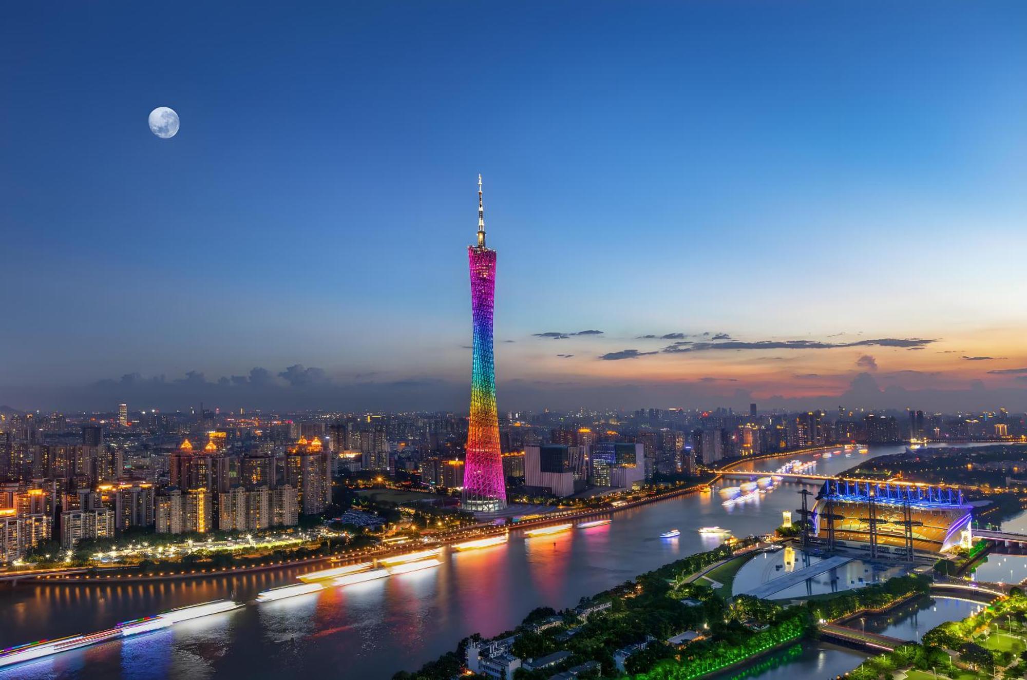 WAIFIDEN Guangzhou Grand View Golden Palace Apartment Exterior foto