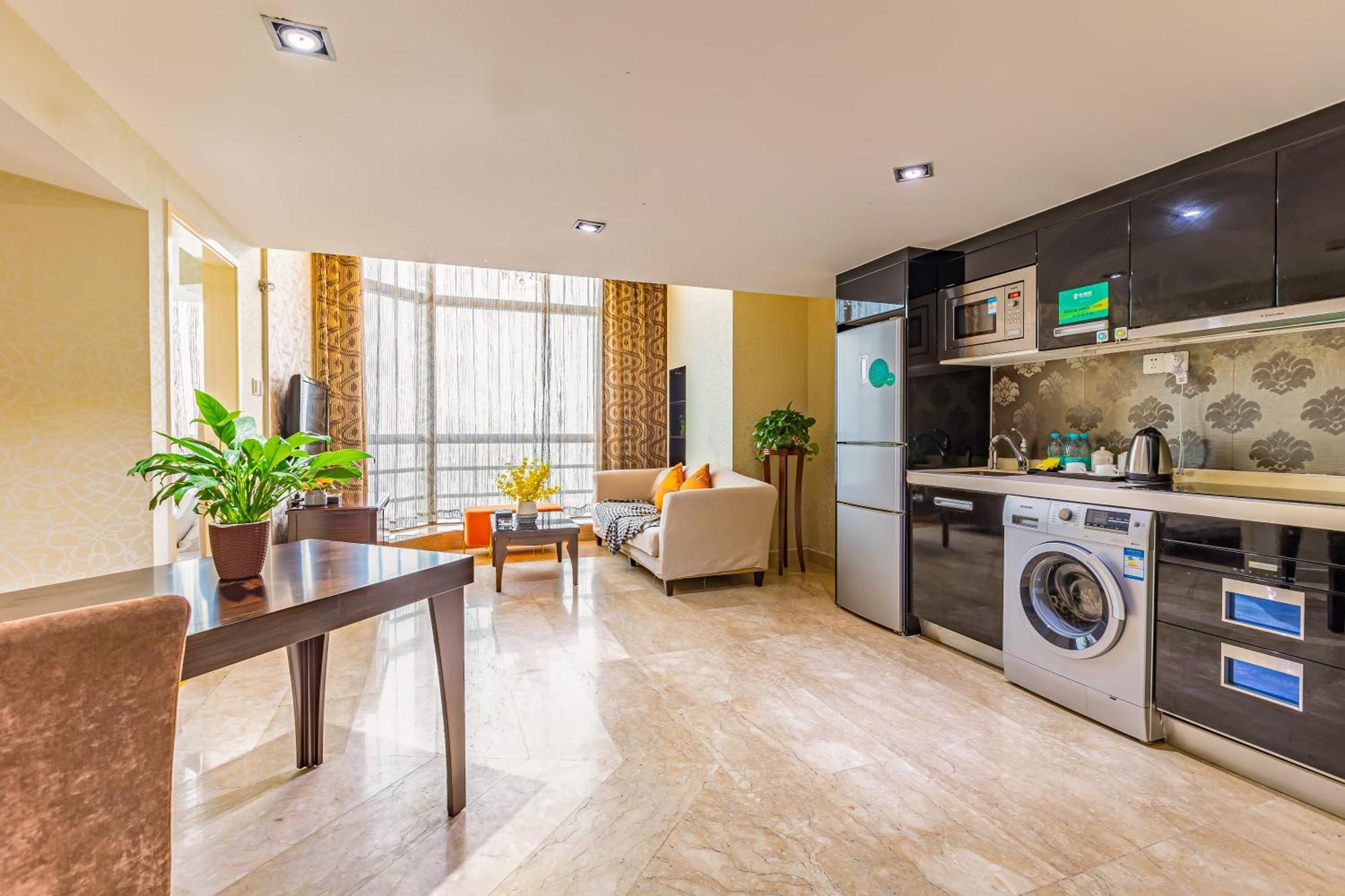 WAIFIDEN Guangzhou Grand View Golden Palace Apartment Zimmer foto